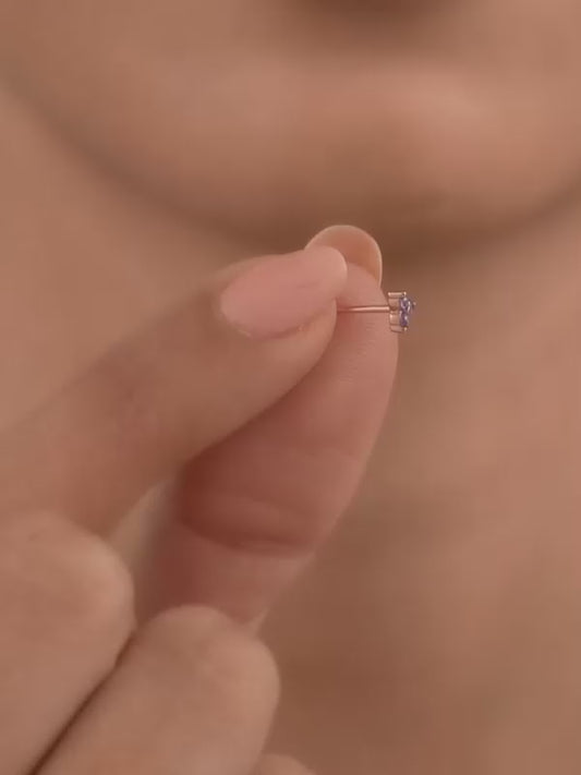 Rose Gold Sloane Ear Piercings