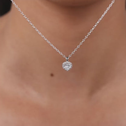 Silver 4Ever Pendant With Link Chain