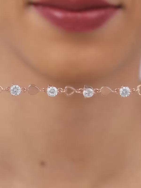 Kriti Sanon Rose Gold Heartlock Bracelet