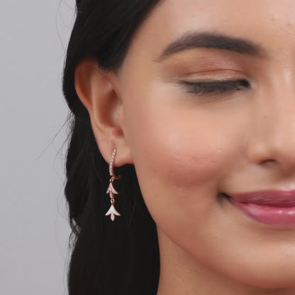 Rose Gold Musli Drops Earrings