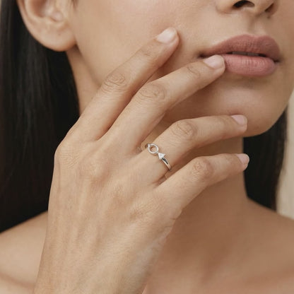 Silver Timeless Glam Ring