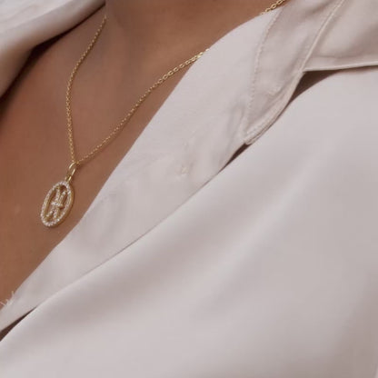 Golden Pisces Pendant With Link Chain