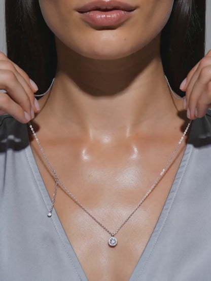 Silver Drip of Delight Necklace