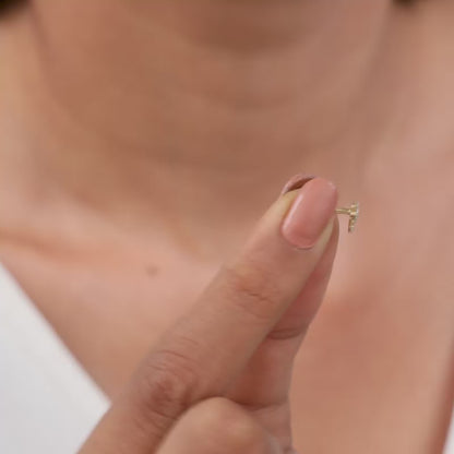 Gold Gilded Garden Lab Grown Diamond Earrings