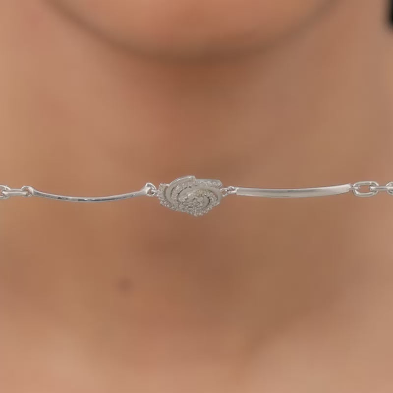 Silver Joyful Bling Bracelet  - Silver Bracelet for women