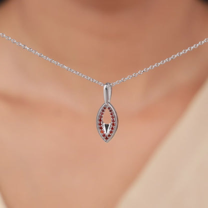Silver Anahita Pendant With Link Chain