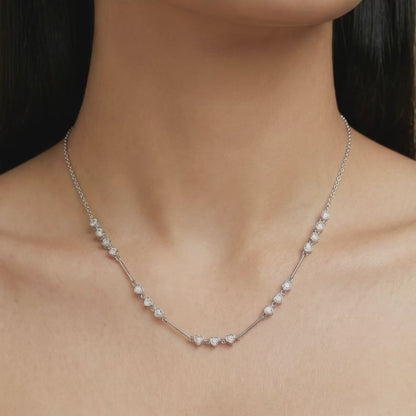 Silver Lovely You Necklace
