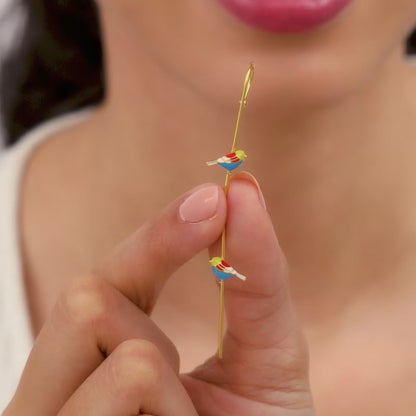 Golden Sparrow Stick Ear Cuffs