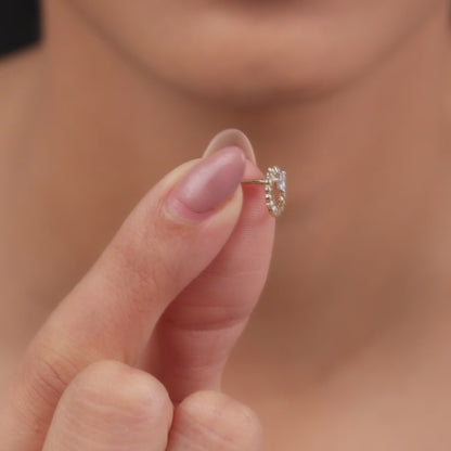 Gold Circling Lab Grown Diamond Studs