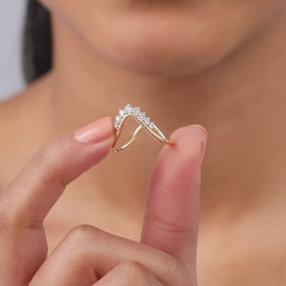 Gold Regalia Lab Grown Diamond Vanki Ring