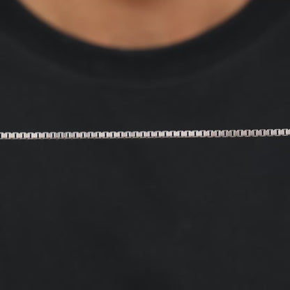 Silver Box Chain For Him