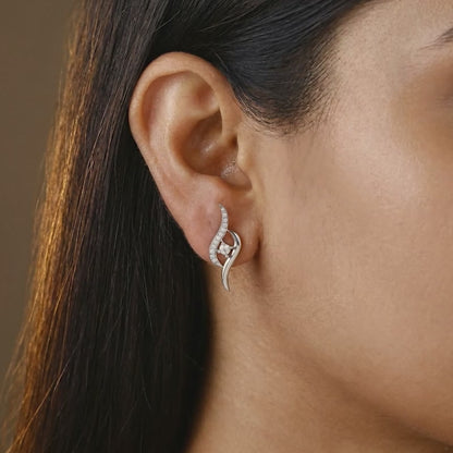 Silver Studded Wave Set