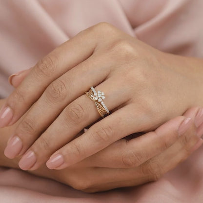 Gold Lyla Lab Grown Diamond Ring (Size 12)