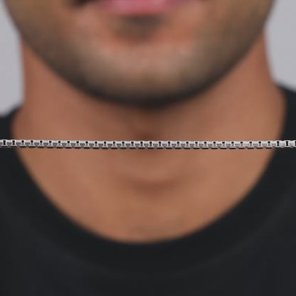 Silver Magnetic Chain For Him