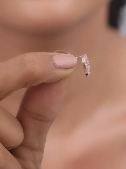Rose Gold Connected for Life Earrings