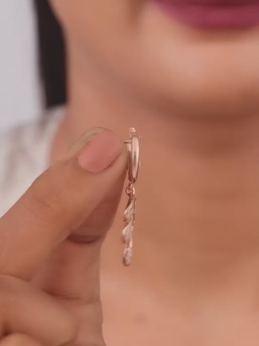 Rose Gold Mor Earrings