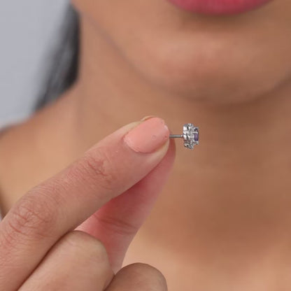 Silver Royal Blossom Studs