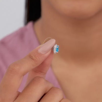 Silver Oceanic Blue Set