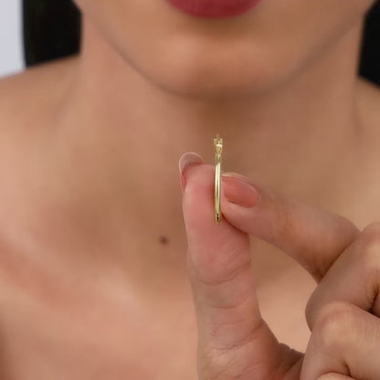 Golden Work Hoop Earrings