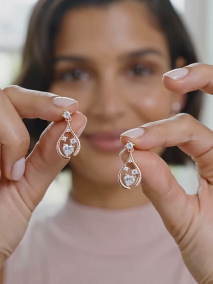 Rose Gold All of Me Earrings