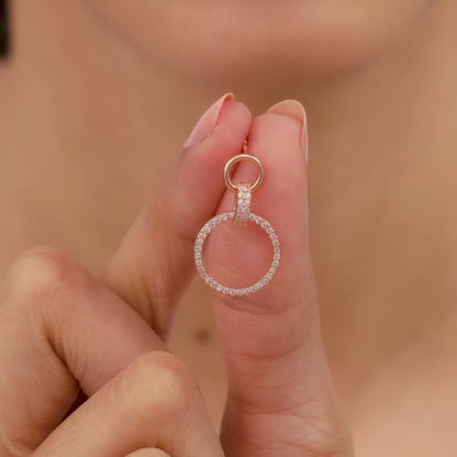 Rose Gold Shiny Drop Earrings