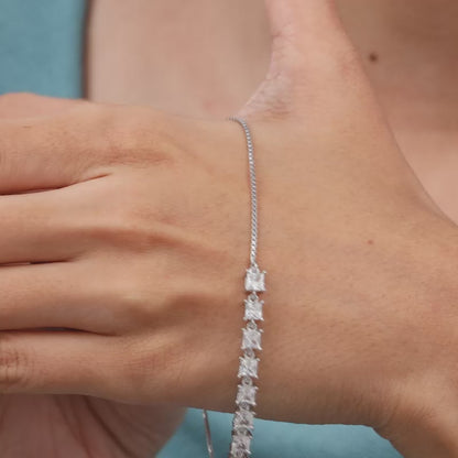 Silver Noir Glow Bracelet