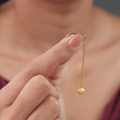Golden Treasure Dangler Earrings