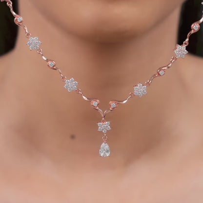 Rose Gold Hilary Necklace