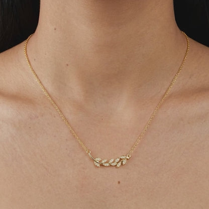 Golden Leaf Necklace
