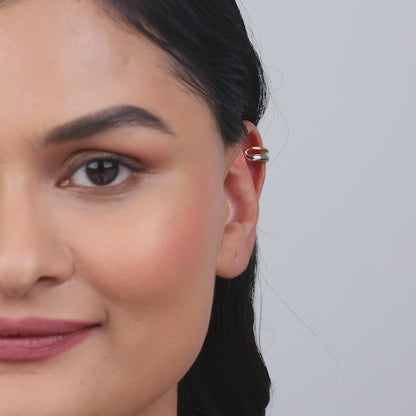 Dual Tone Sublime Shine Ear Cuff