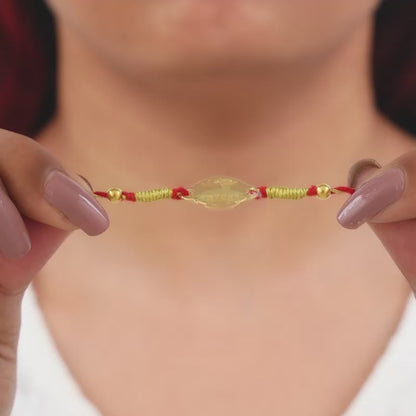 Golden Personalised Bandhan Rakhi