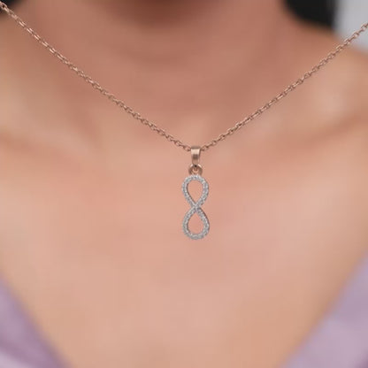 Rose Gold Elara Lab Grown Diamond Pendant
