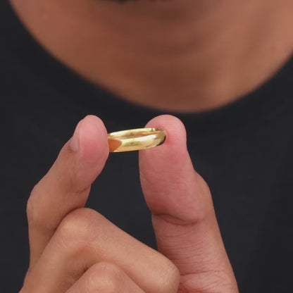 Golden Classic Band For Him