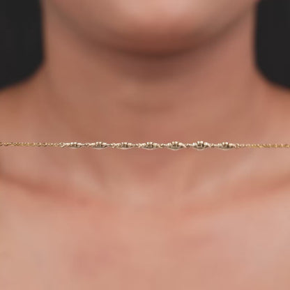 Gold Sweet Clover Lab Grown Diamond Bracelet