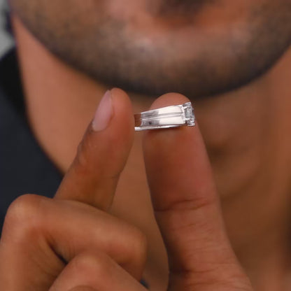 Silver Gallant Band For Him