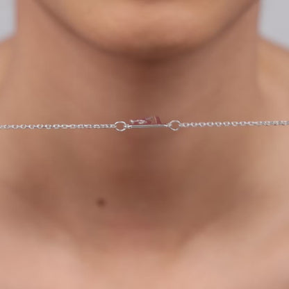 Silver Personalised Hindi Initial Bracelet