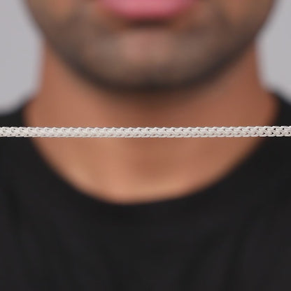 Silver Cobra Bracelet For Him