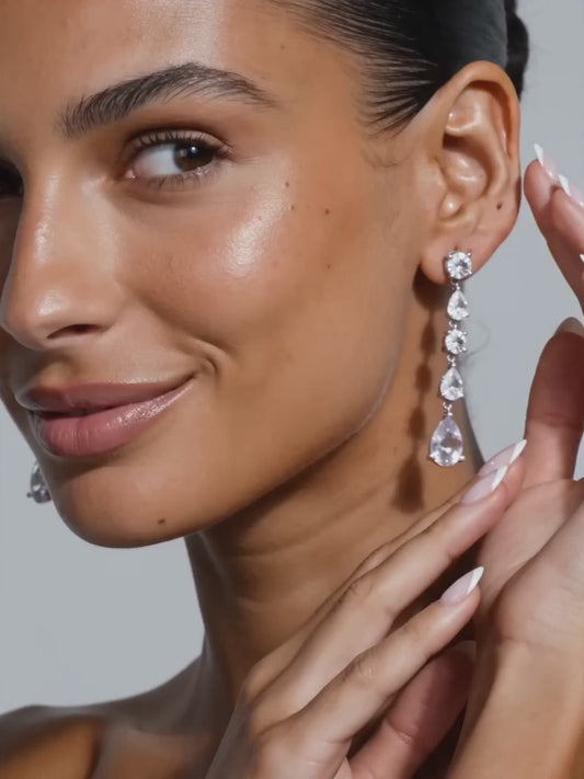 Silver The Nights Dangler Earrings