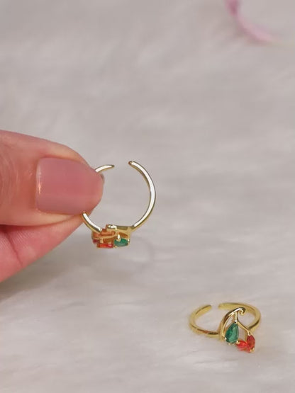 Golden Parvati Toe Rings