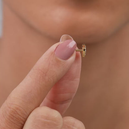 Gold Sharp Shine Lab Grown Diamond Nosepin