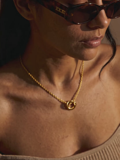 IXIA by GIVA Daily Shine Gold Plated Necklace
