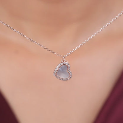 Rose Gold Dil Pendant With Link Chain