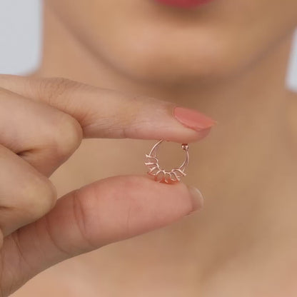 Rose Gold Kamal Septum Ring