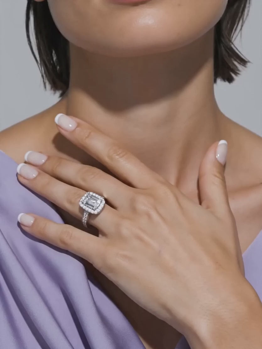 Silver Classic Solitaire Ring