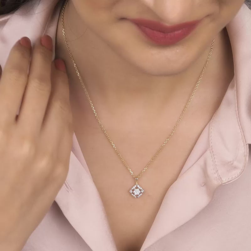 Buy Malabar Gold and Diamonds 18k Gold Casual Diamond Pendant Online At  Best Price @ Tata CLiQ