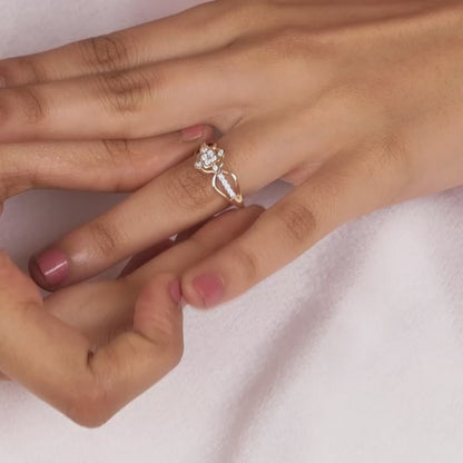 Gold Monumental Elegance Diamond Ring