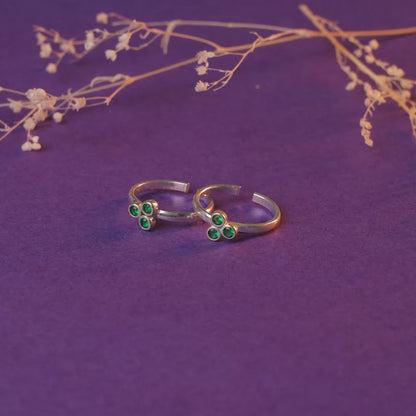 Silver Kanika Toe Rings