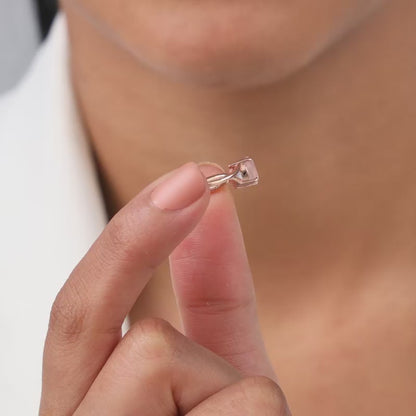 Rose Gold Rose Quartz Ring