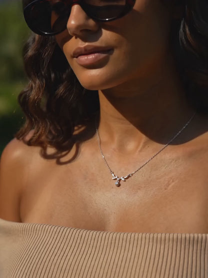 Silver Branchful Necklace
