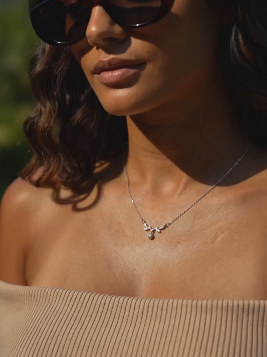 Silver Branchful Necklace